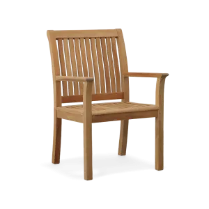 CHELSEA TEAK DINING ARM CHAIR