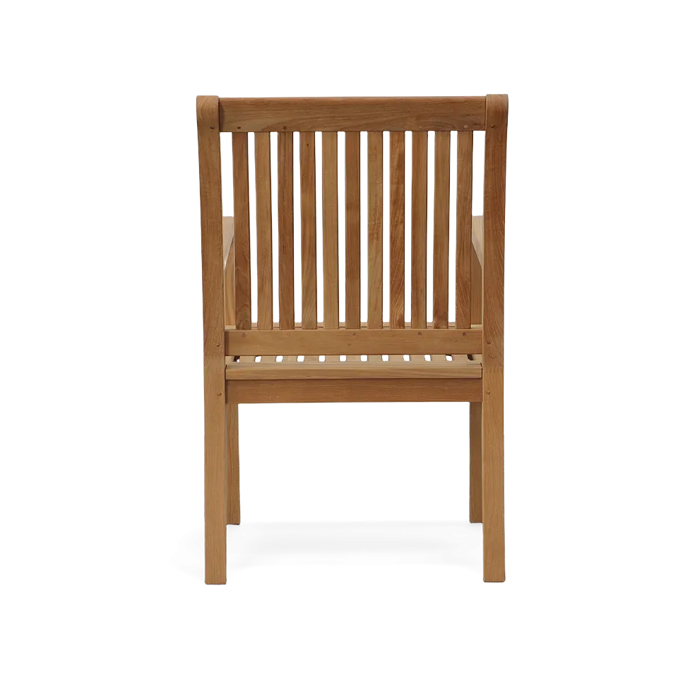 CHELSEA TEAK DINING ARM CHAIR