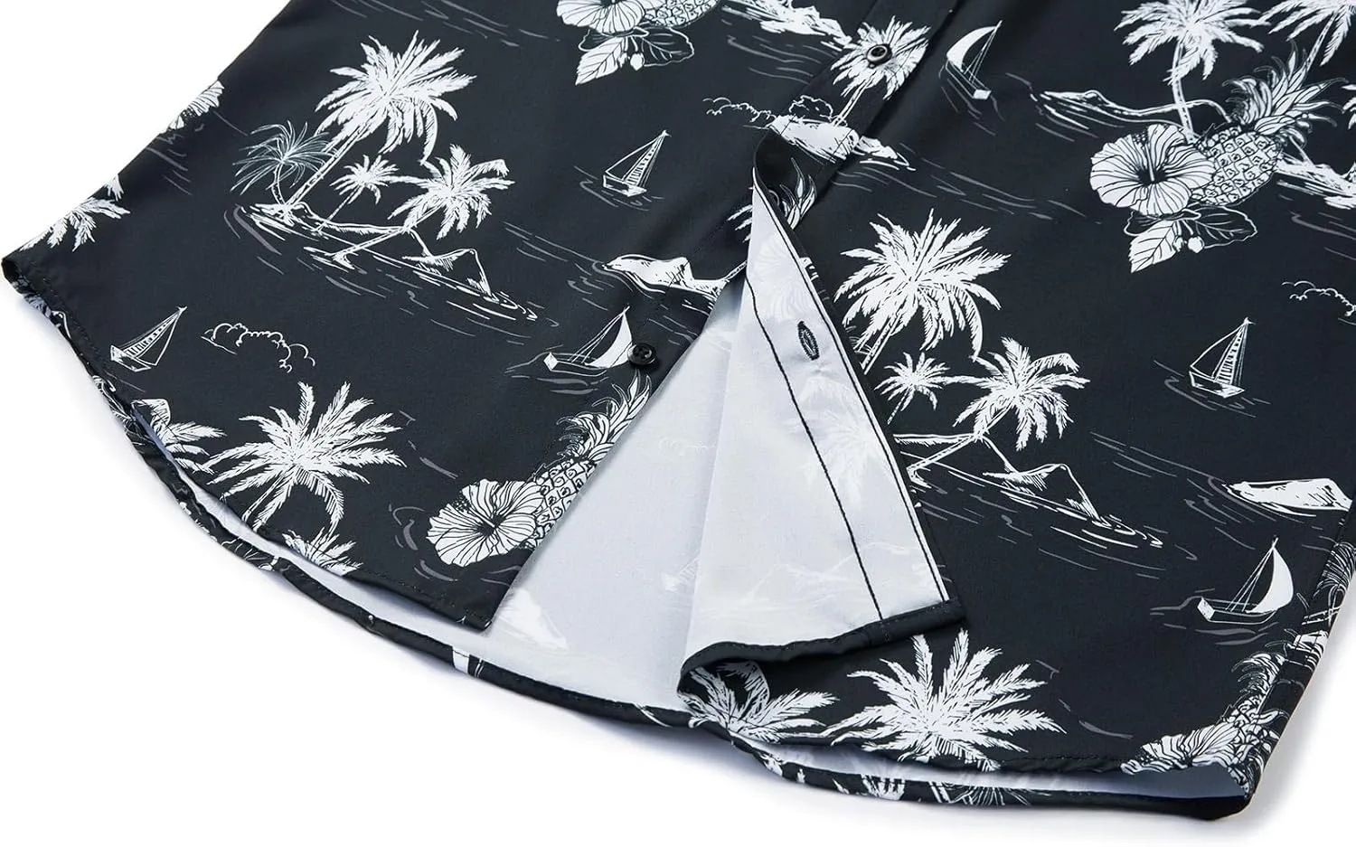 EUOW Men's Hawaiian Shirt Short Sleeve Printed Button Down Summer Beach Dress Shirts