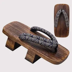 Geta Sandals - Navy Brown