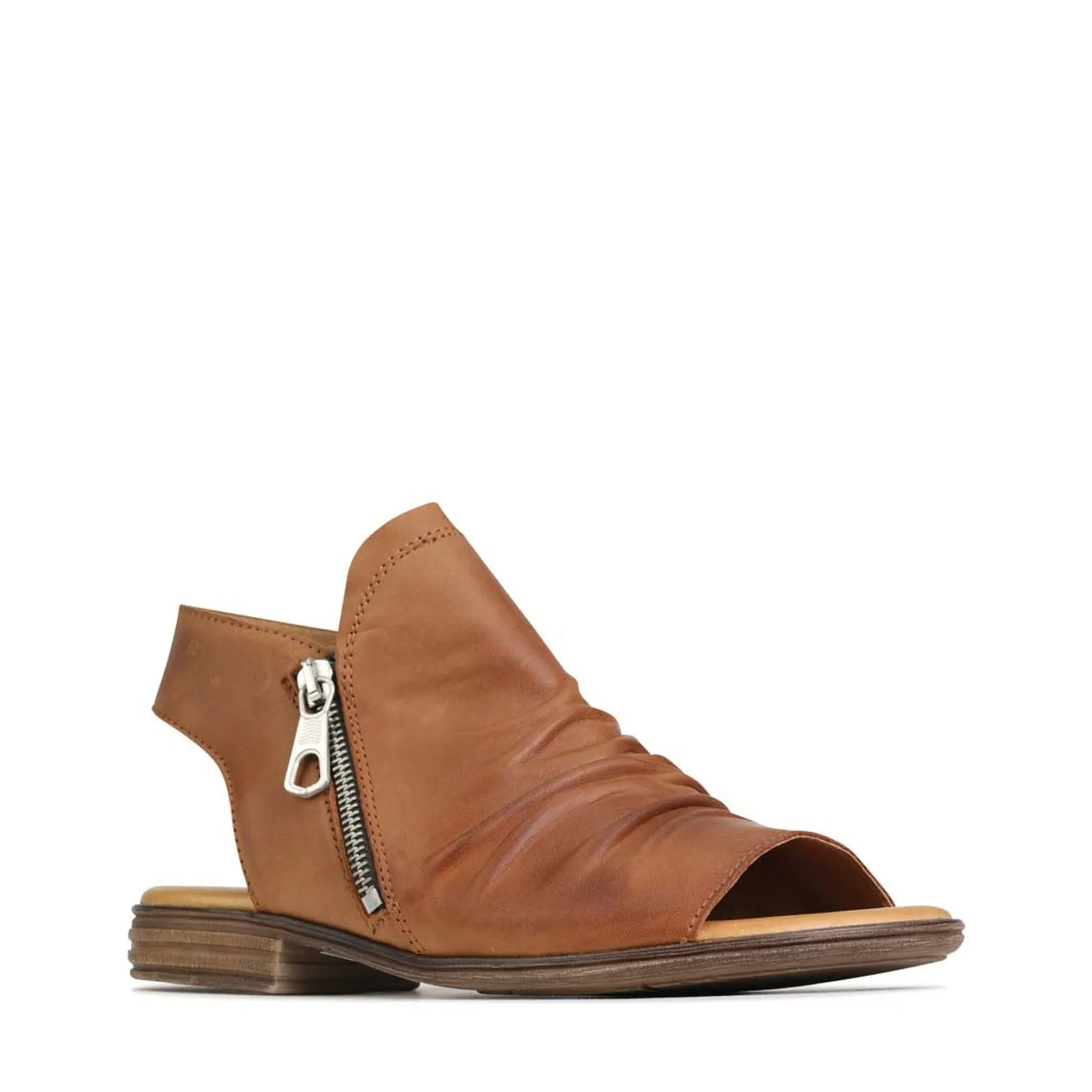 KAMI ANKLE ZIP SANDALS LEATHER