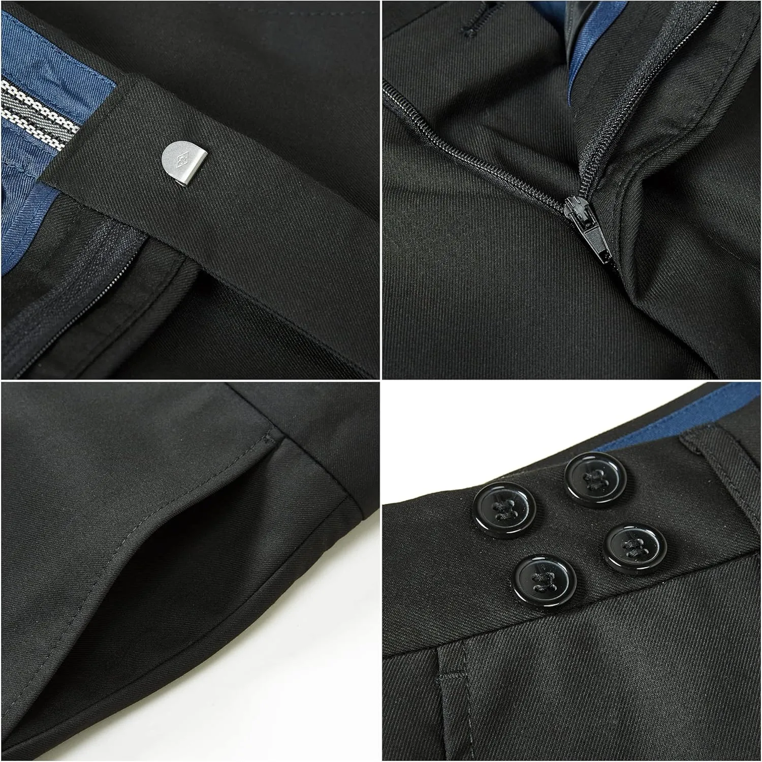 Men's Slim Fit 2 Piece Suit Double Breasted Business Wedding Prom Tuxedo Suits Blazer & Pants Set??