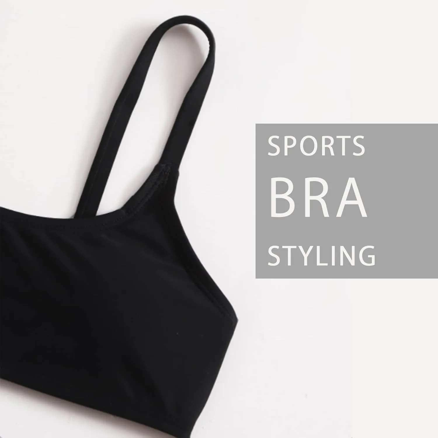 MIENOE Teen Girls' Swimsuits Two-Piece V-Neck Bikini Adjustable Shoulder Straps Swimsuit Kids Bikini with Chest Pad