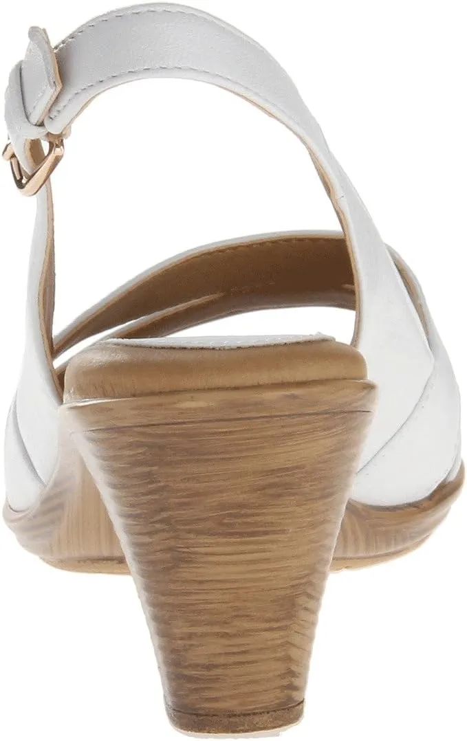 Neima Sandals - Soft Spots Comfortiva, White Velvet Sheep Nappa