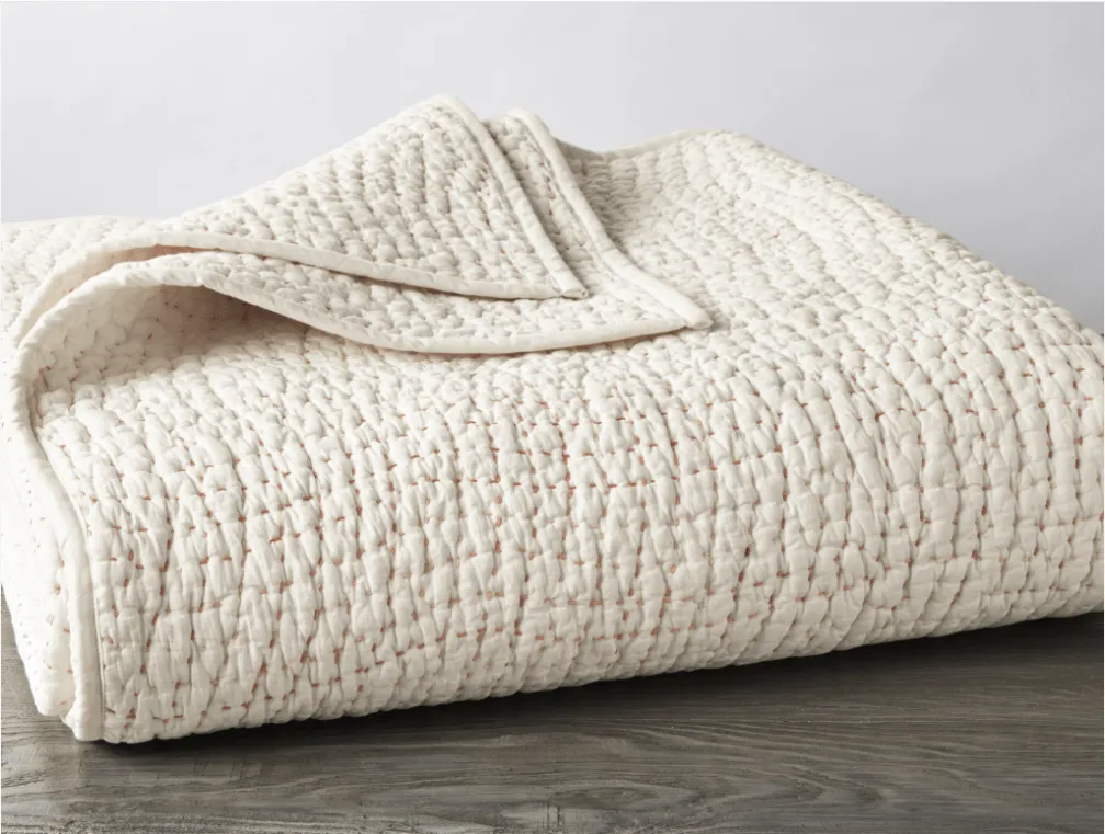 Pebbled Organic Quilts by Coyuchi