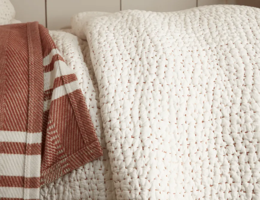 Pebbled Organic Quilts by Coyuchi