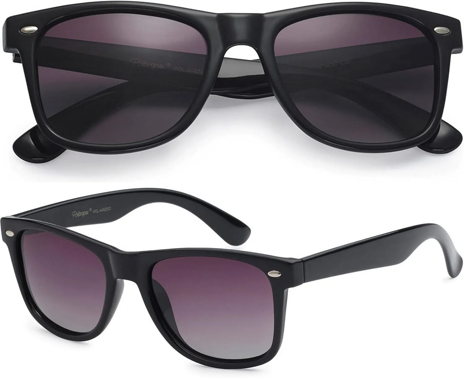 PolarSpex Polarized Sunglasses for Men and Women ?C UV Protection, Durable & Lightweight Retro Sunglasses for Driving, Fishing