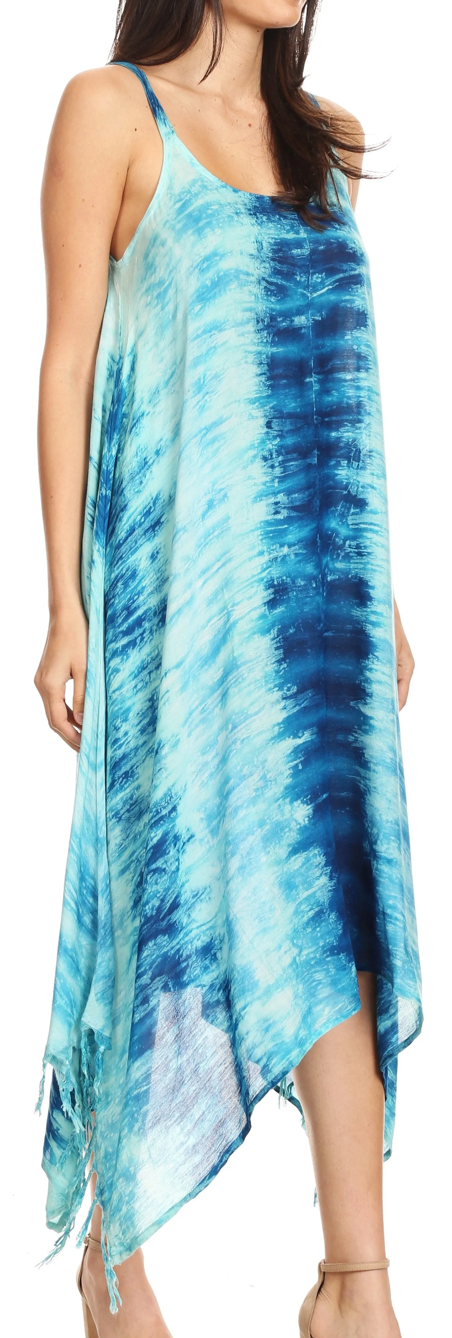 Sakkas Lorella Women's Spaghetti Strap Casual Summer Sleeveless Dress