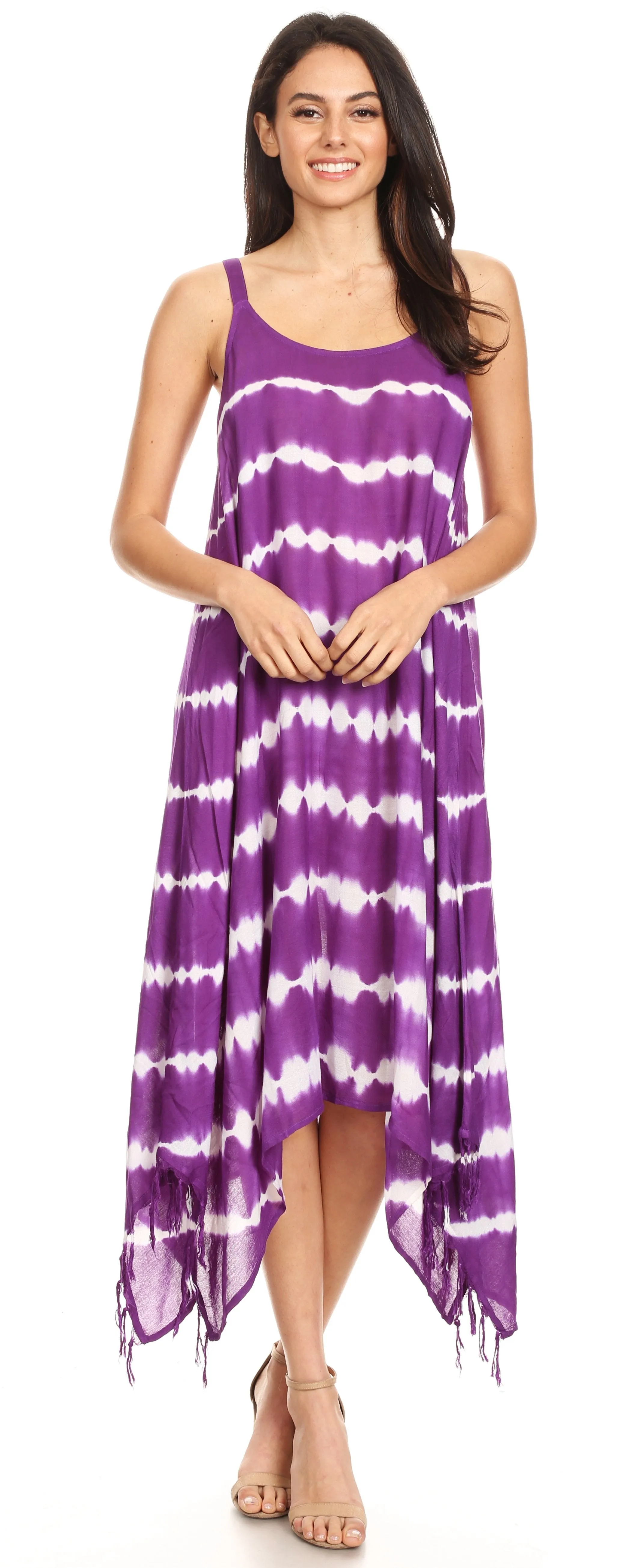 Sakkas Lorella Women's Spaghetti Strap Casual Summer Sleeveless Dress