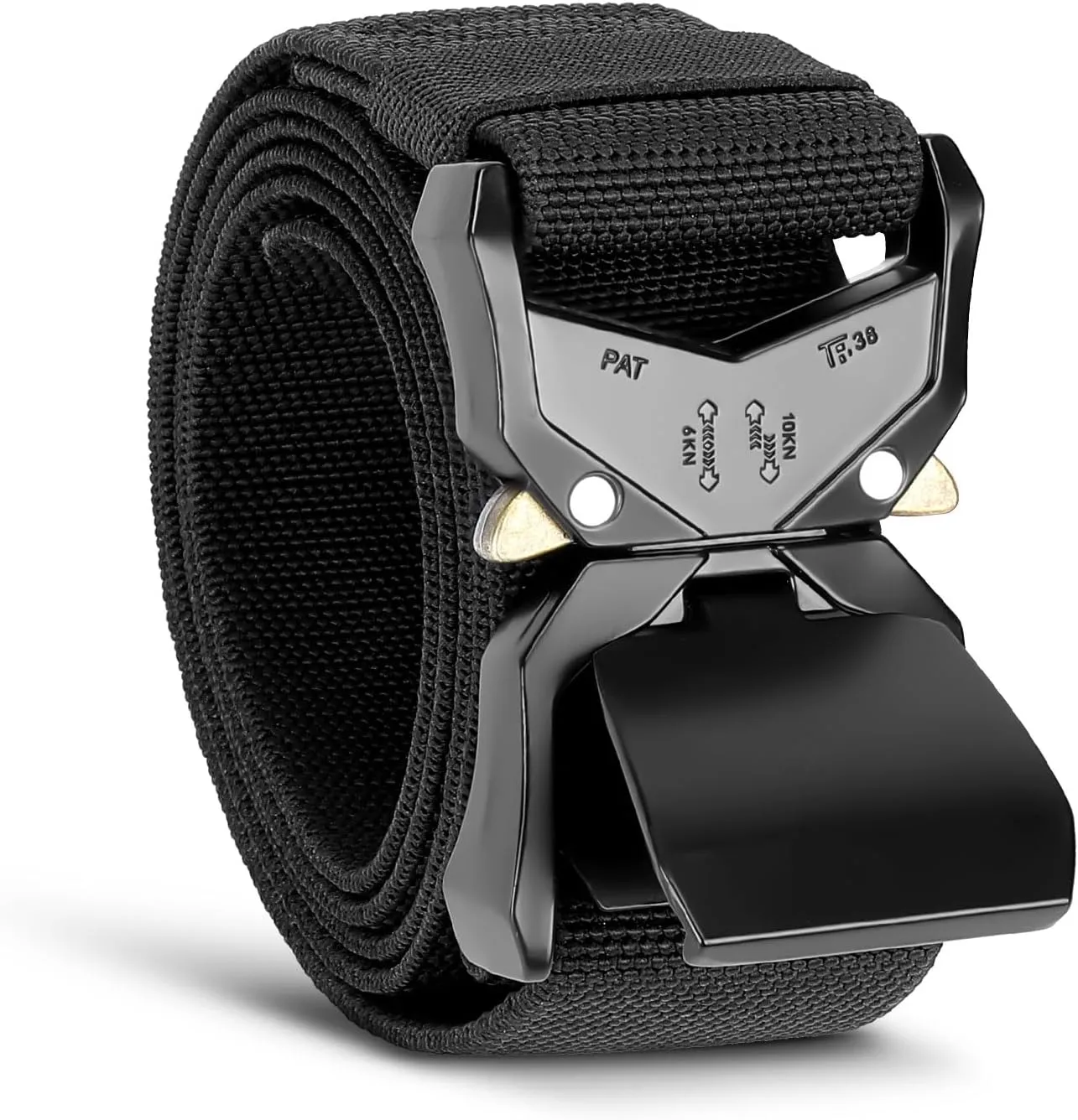 Tactical Belt Men Adjustable Military: Men's Belts 1000D nylon wear-resistant material
